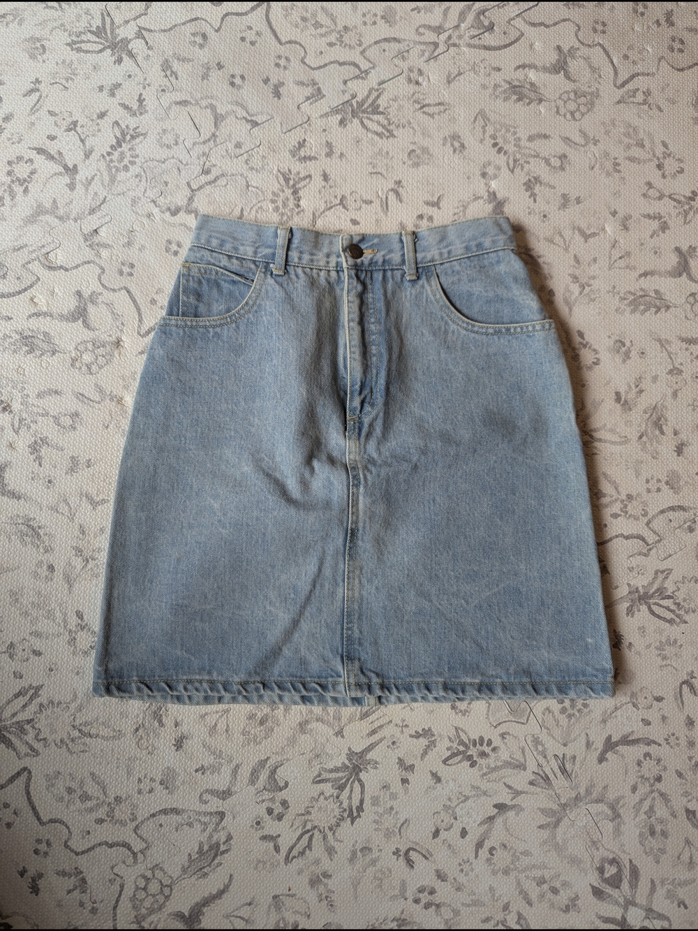 Vintage GUESS Light Blue Denim Skirt